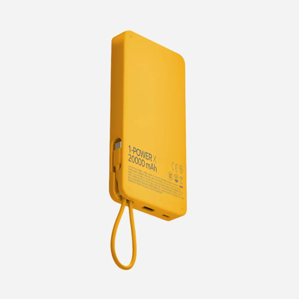 1-Power X Powerbank 20000mAh with USB-C Cable