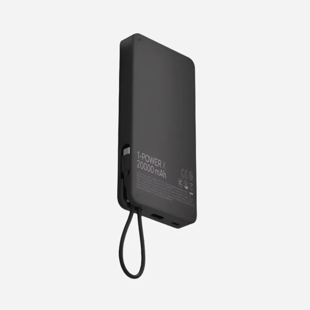 1-Power X Powerbank 20000mAh with USB-C Cable