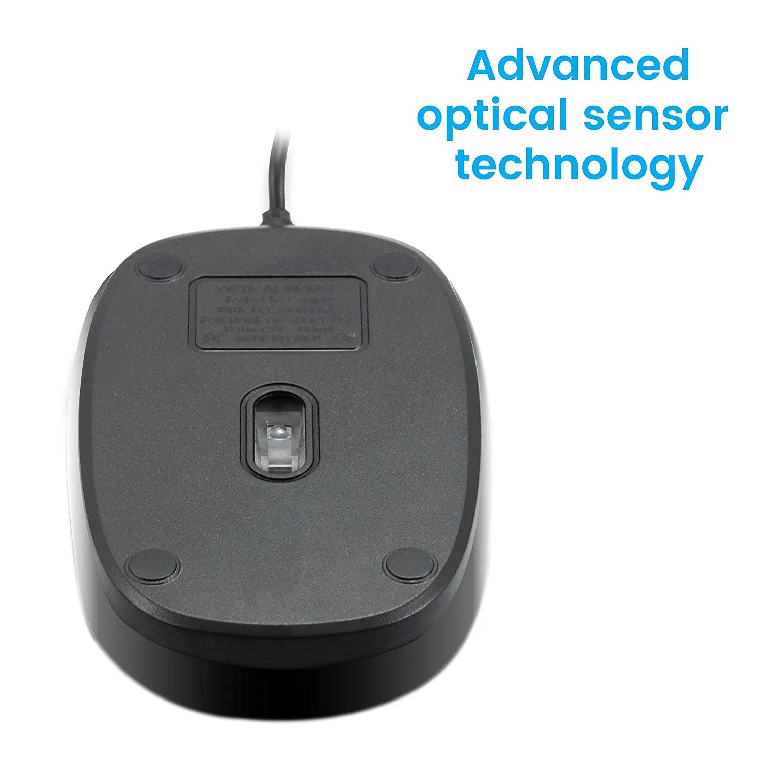 1423 Wired Mouse for Laptop and Desktop Computer PC With Faster Response Time (Silver)