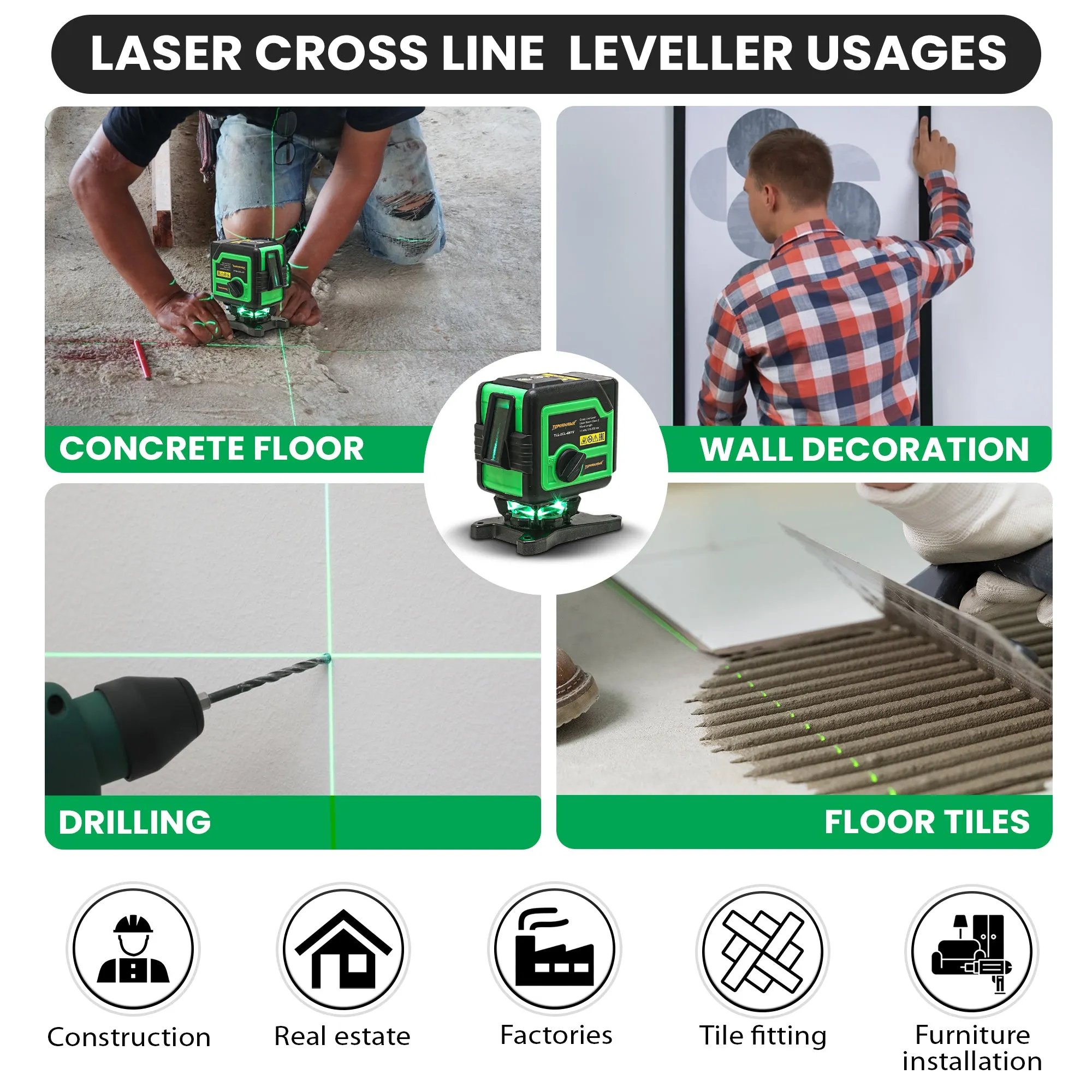 2 Line Laser Cross-Line Level TLL2CL4H1V