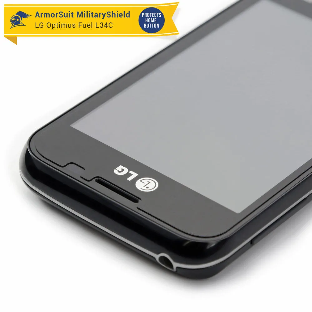 [2 Pack] LG Optimus Fuel L34C Screen Protector (Case-Friendly)