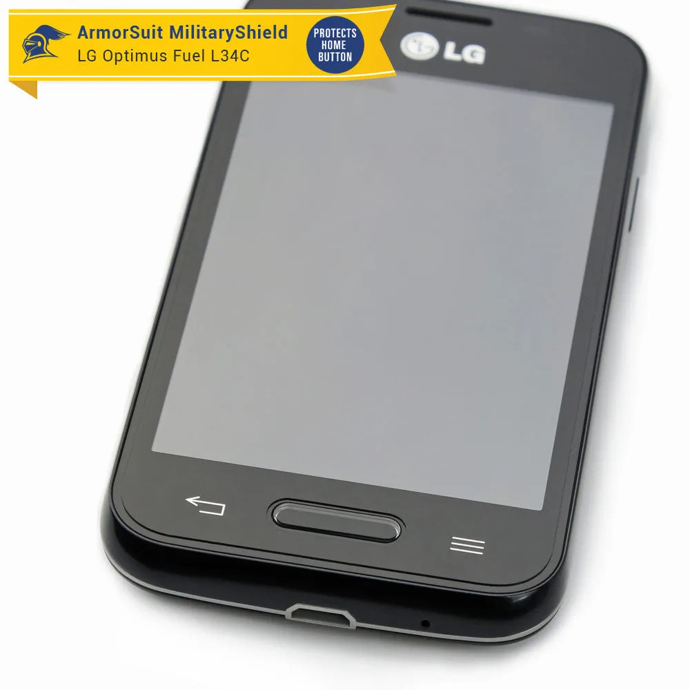 [2 Pack] LG Optimus Fuel L34C Screen Protector (Case-Friendly)