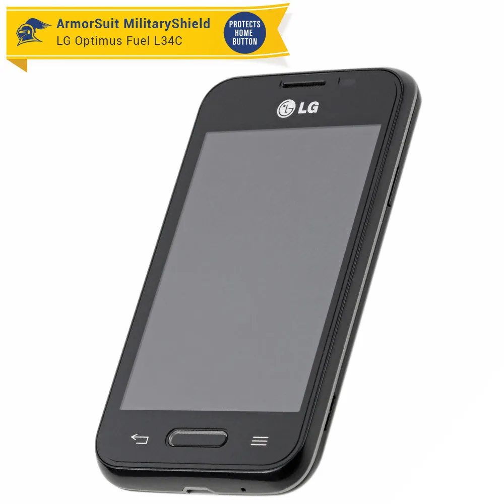 [2 Pack] LG Optimus Fuel L34C Screen Protector (Case-Friendly)