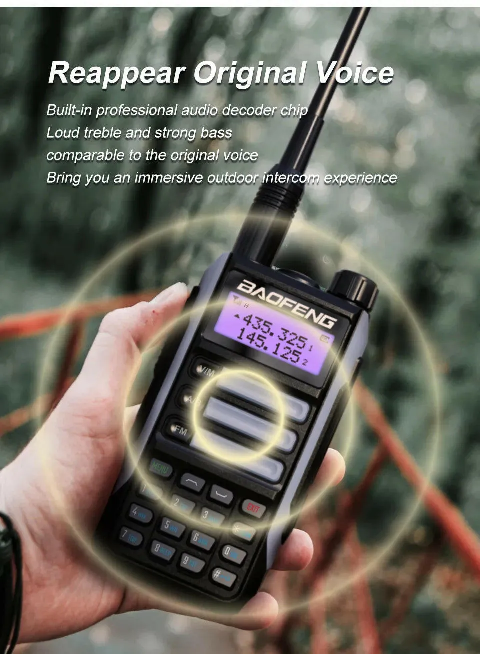 2022 BAOFENG Radio UV-16 PLUS Rainproof High Power Walkie Talkie VHF&UHF Long Range FM Portable Transceiver 2 Way Ham Radios New