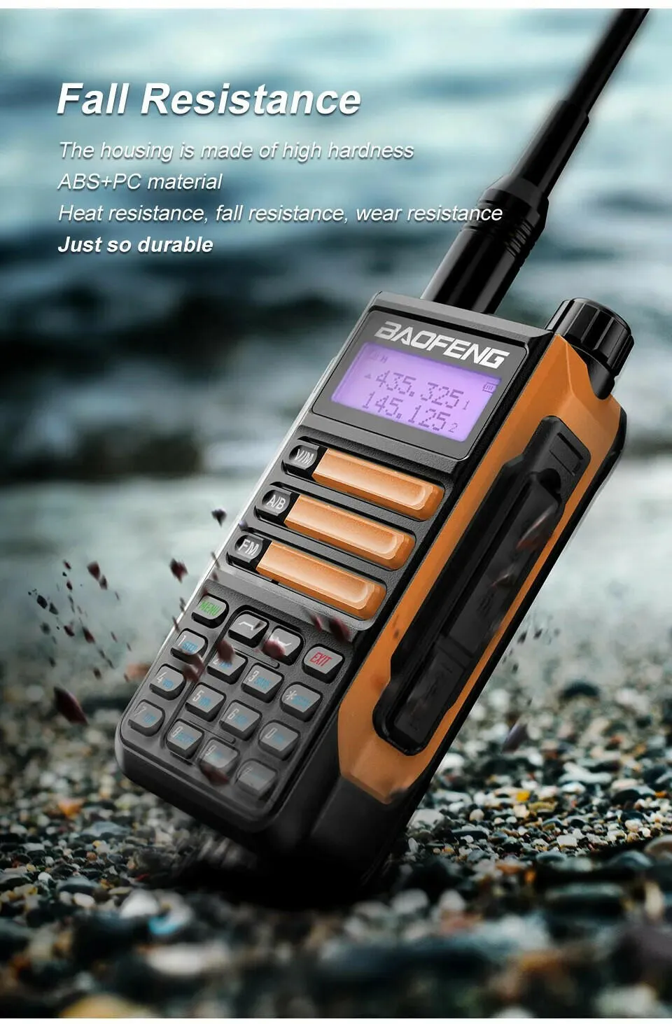 2022 BAOFENG Radio UV-16 PLUS Rainproof High Power Walkie Talkie VHF&UHF Long Range FM Portable Transceiver 2 Way Ham Radios New