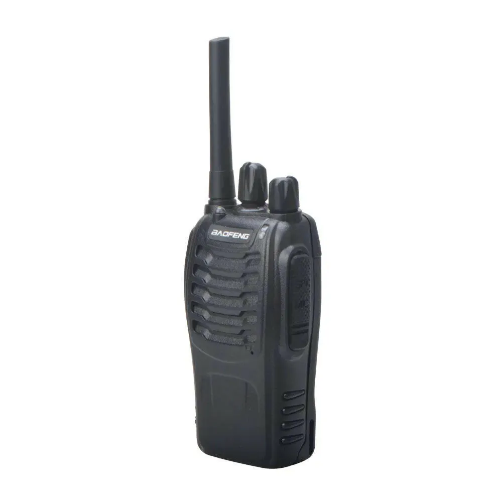 2pcs Baofeng Walkie Talkie BF-88E PMR 0.5W 16CH UHF 446.00625-446.19375MHz 12.5KHz Channel Separation with USB Charger Headset