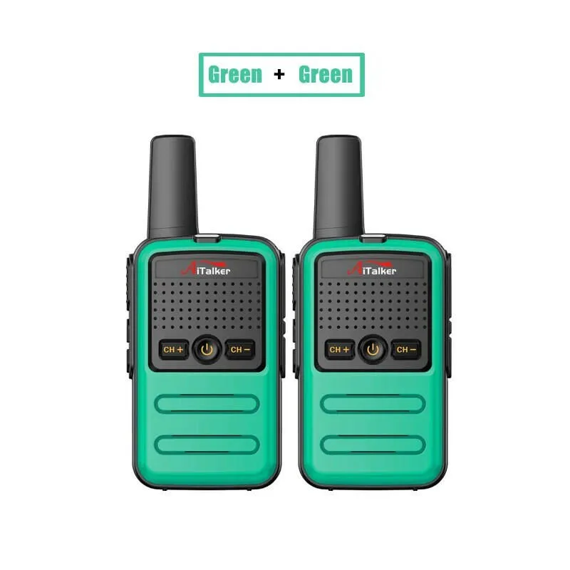 2Pcs Mini Small Little  Walkie Talkie Talk With Baofeng UV5R Portable Two Way Radio Hotel Hunting  USB Charger Transceiver