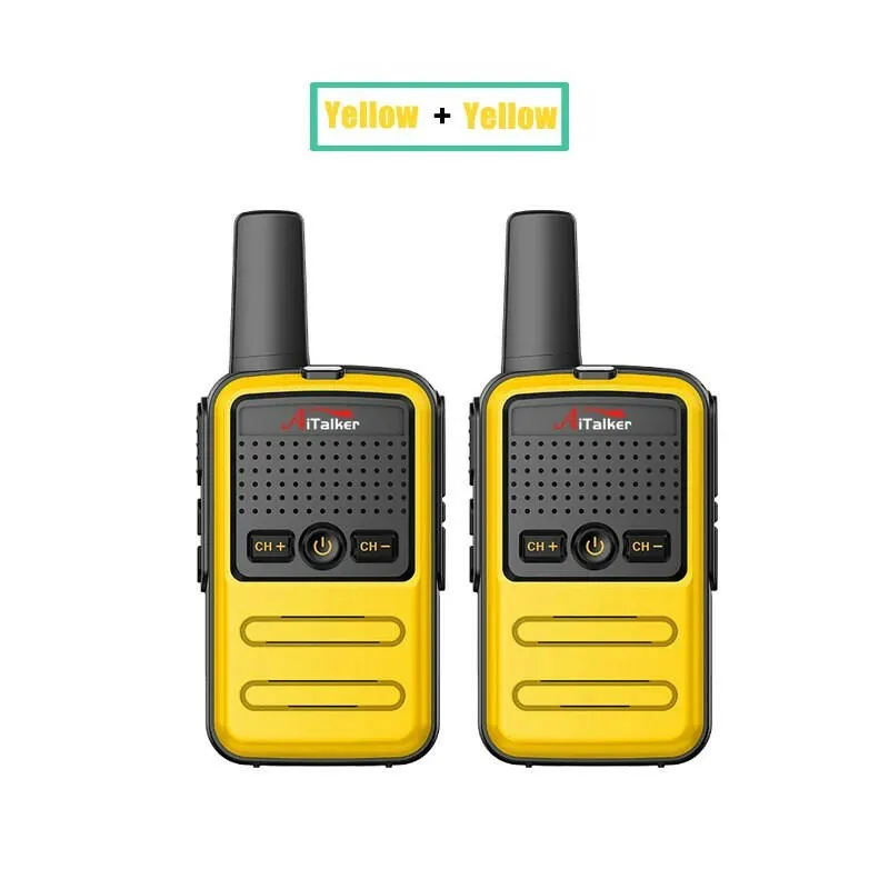 2Pcs Mini Small Little  Walkie Talkie Talk With Baofeng UV5R Portable Two Way Radio Hotel Hunting  USB Charger Transceiver