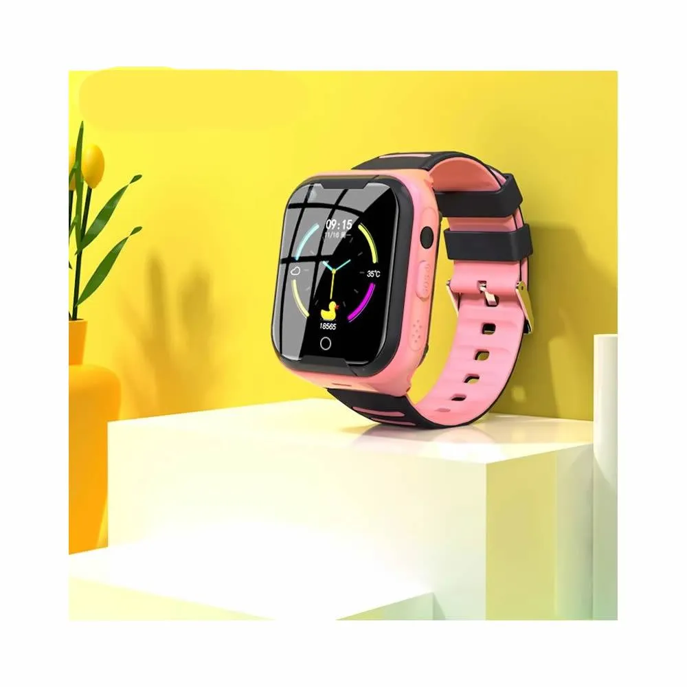 4G Smartwatch with GPS Tracker For Kids A36H PINK