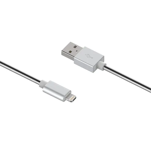 6 Ft. MFI Certified Lightning to USB Stainless Steel Cable - FINAL SALE