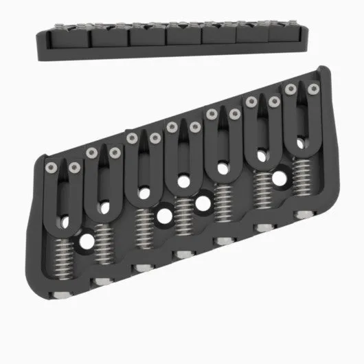 7 String Multi-Scale Fixed Guitar Bridge