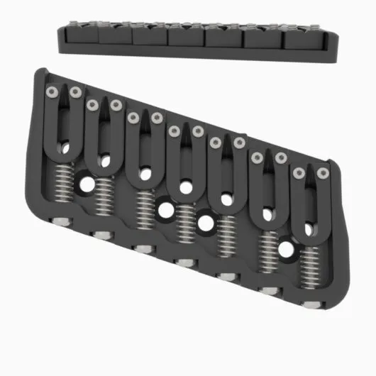 7 String Multi-Scale Fixed Guitar Bridge