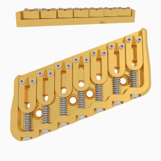 7 String Multi-Scale Fixed Guitar Bridge