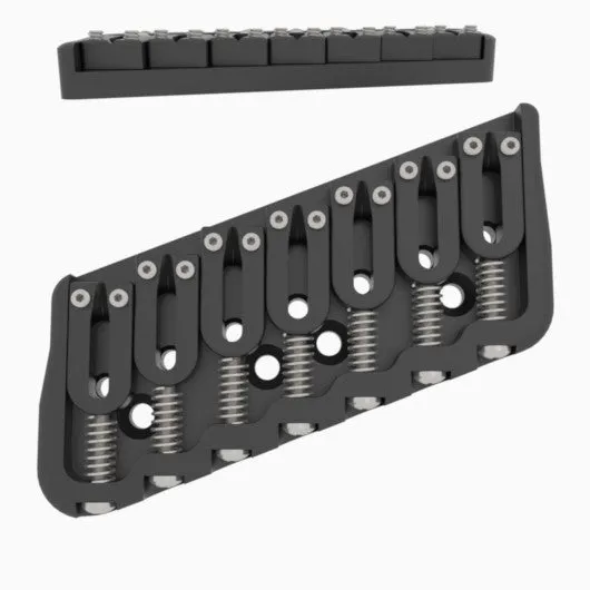 7 String Multi-Scale Fixed Guitar Bridge