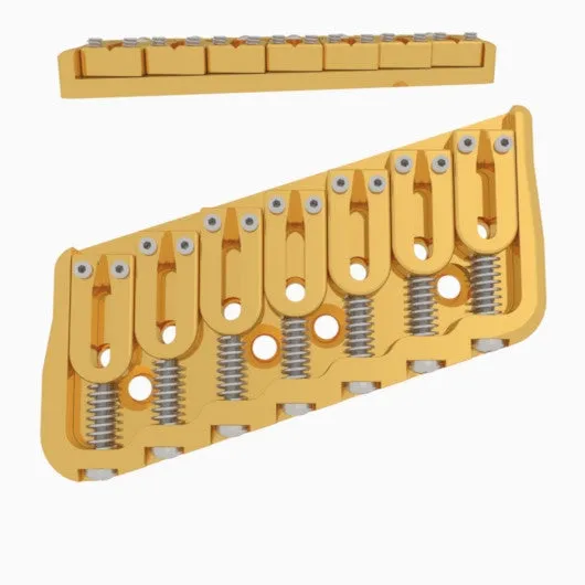 7 String Multi-Scale Fixed Guitar Bridge