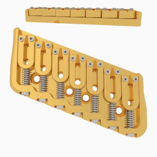 7 String Multi-Scale Fixed Guitar Bridge