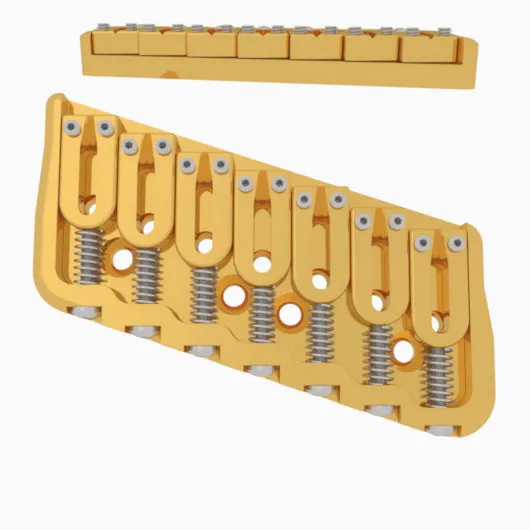 7 String Multi-Scale Fixed Guitar Bridge