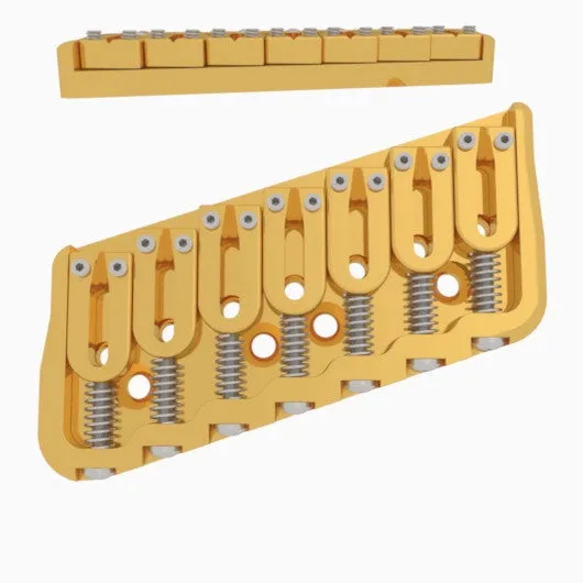 7 String Multi-Scale Fixed Guitar Bridge