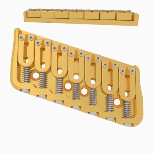 7 String Multi-Scale Fixed Guitar Bridge