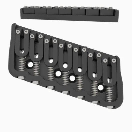 7 String Multi-Scale Fixed Guitar Bridge