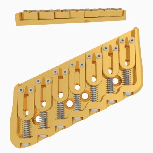 7 String Multi-Scale Fixed Guitar Bridge