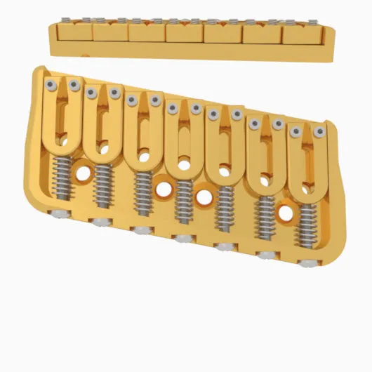 7 String Multi-Scale Fixed Guitar Bridge