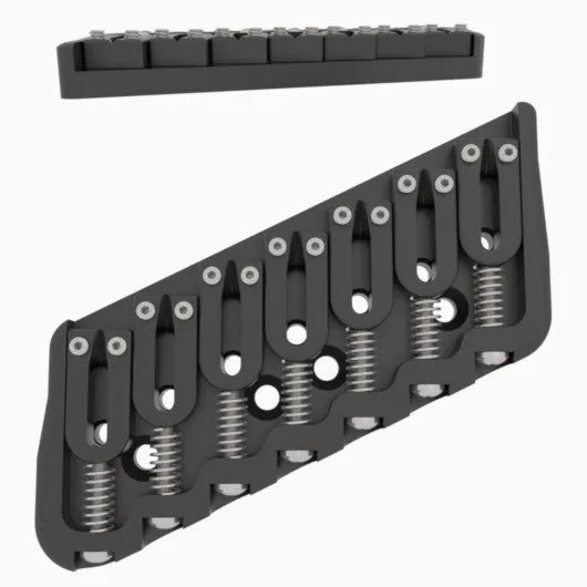 7 String Multi-Scale Fixed Guitar Bridge