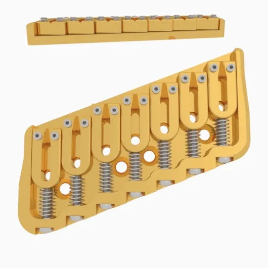 7 String Multi-Scale Fixed Guitar Bridge