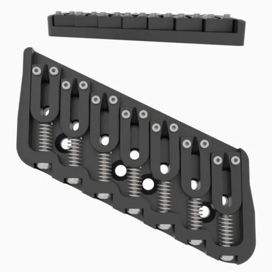 7 String Multi-Scale Fixed Guitar Bridge