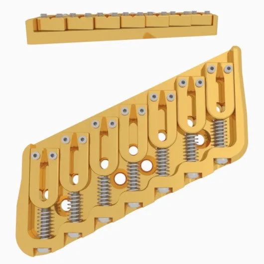 7 String Multi-Scale Fixed Guitar Bridge