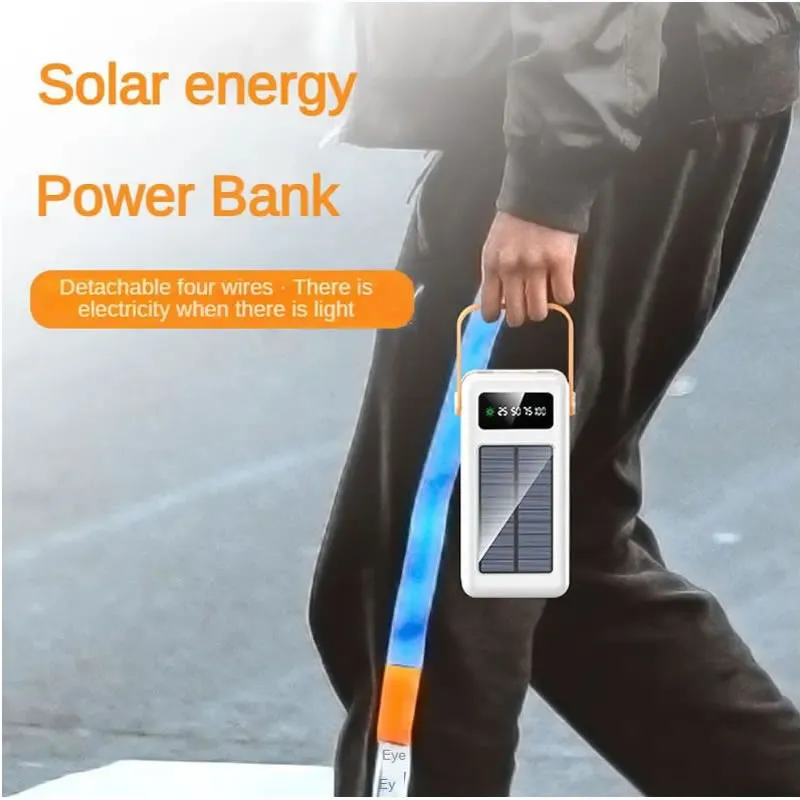 80000 Mah 4 Ports Usb Fast Charging Solar Power Bank Ym-639Cx