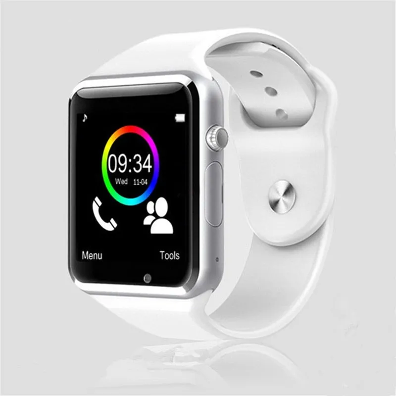 A1 WristWatch Bluetooth Smart Watch Sport Pedometer With SIM Camera Smartwatch For Android Smartphone Russia T15 good than DZ09