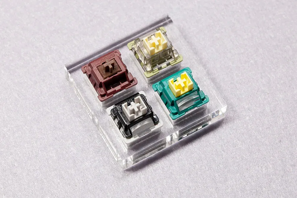 Acrylic Switch Tester Leobog Switch for Mechanical Keyboard Standard Brown Rocklee Greywood V4 Kayking V2