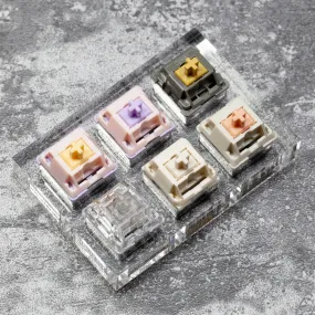 Acrylic Switch Tester MMD Switch for Mechanical Keyboard MMD Princess Tactile Linear HT Fairy Cream Holy Panda