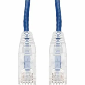 AddOn 10ft Blue CAT 6 Slim PVC Ethernet Cable Snagless Clear-Claw RJ-45 M/M ADD-10FCAT6SL-BE