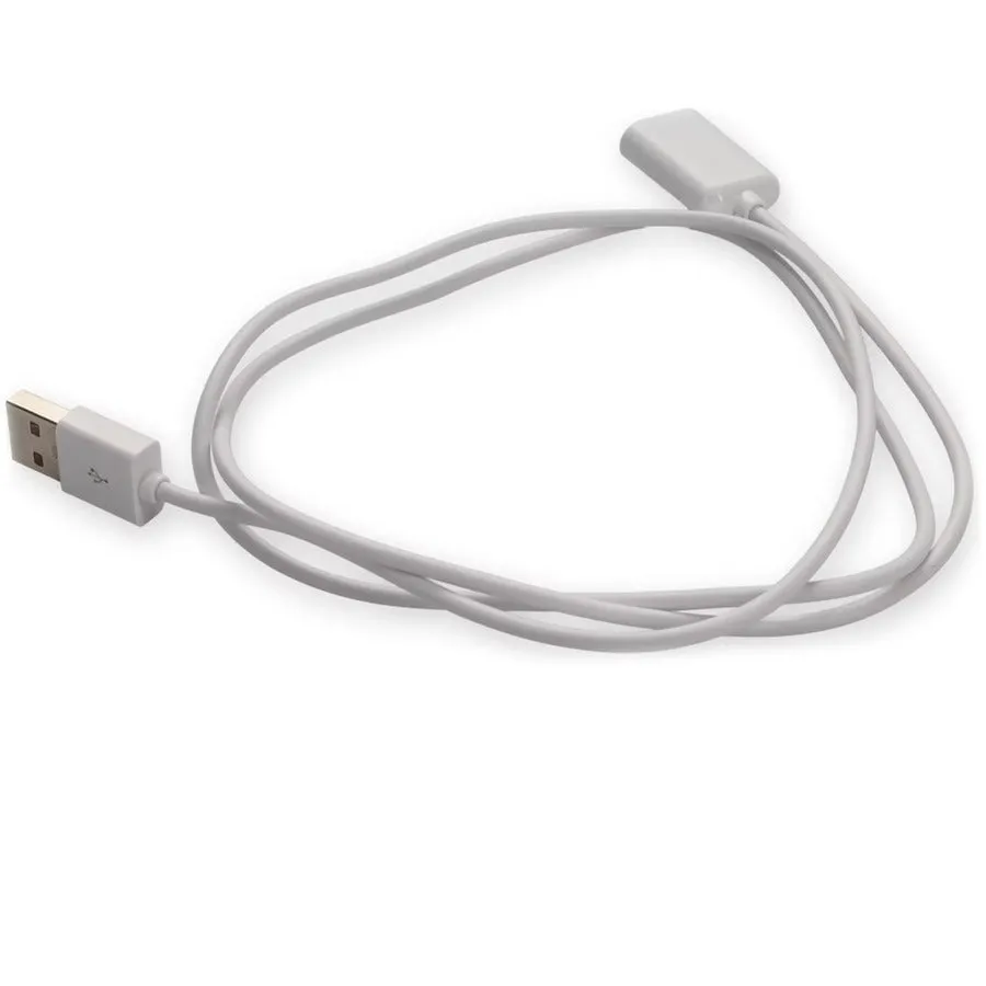 AddOn 2m USB 2.0 (A) Male to USB 2.0 (B) Female White Cable USBEXTAB2MMFW