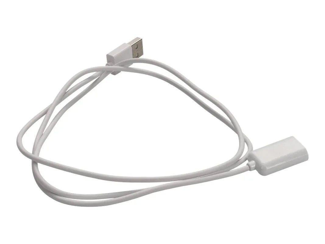 AddOn 2m USB 2.0 (A) Male to USB 2.0 (B) Female White Cable USBEXTAB2MMFW