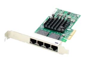 AddOn Intel EXPI9404PTL Comparable 10/100/1000Mbs Quad Open RJ-45 Port 100m PCIe x4 Network Interface Card EXPI9404PTL-AO