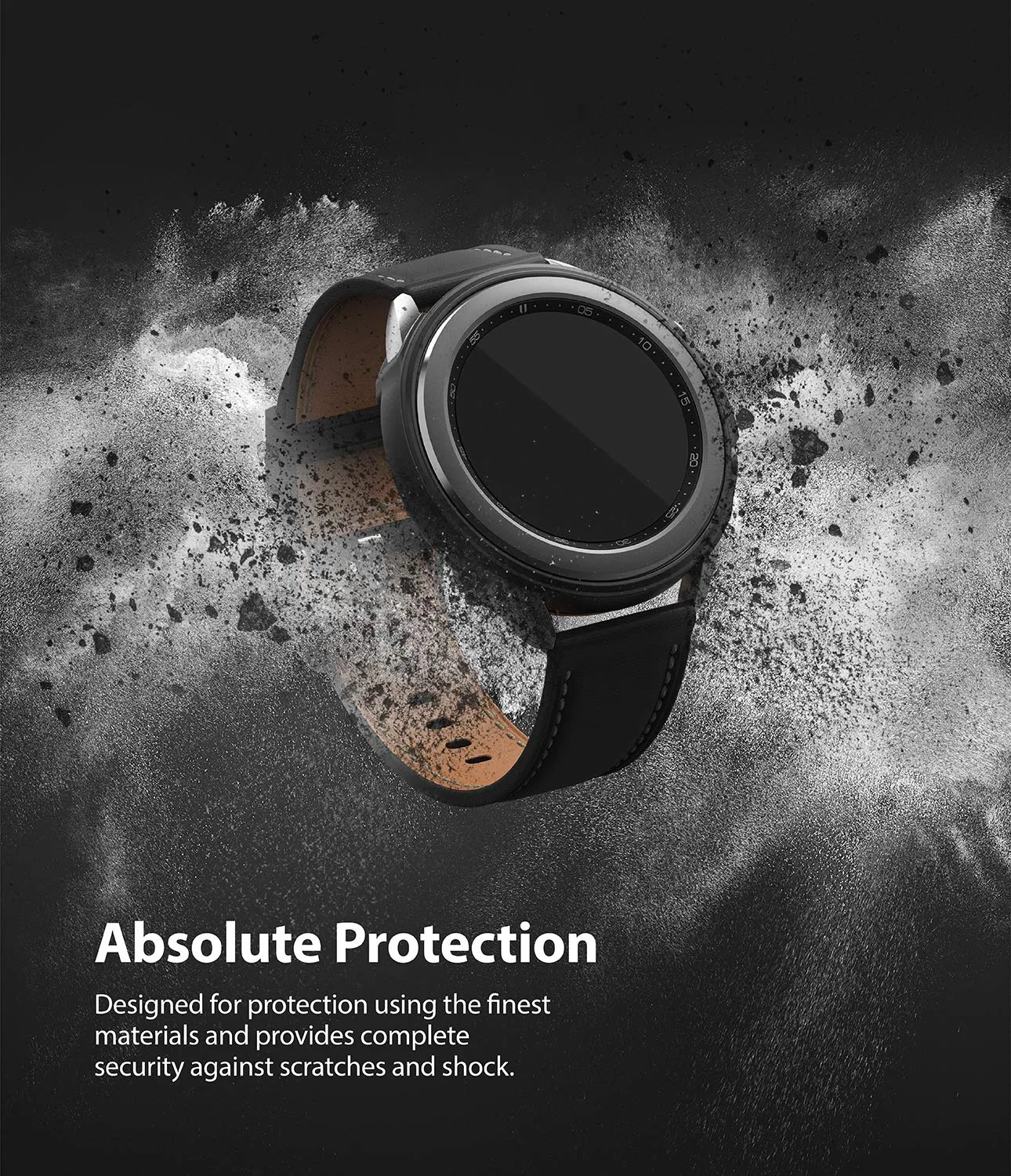 Air Sports Case Designed for Galaxy Watch 3 41mm - Black