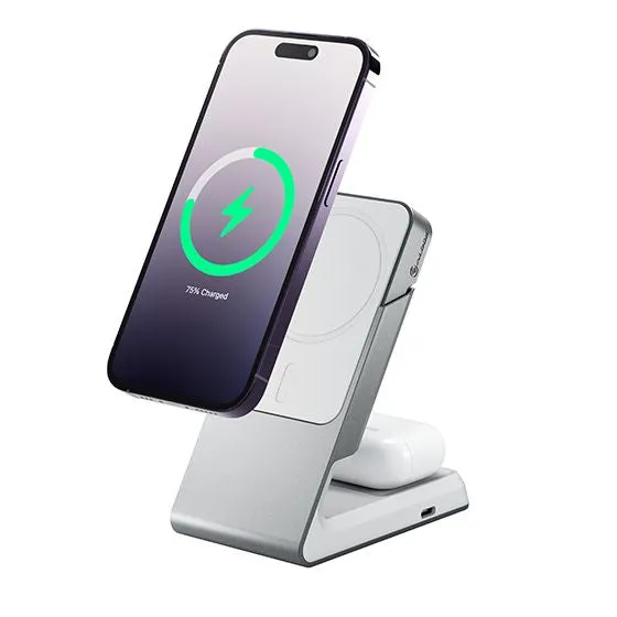 ALOGIC Matrix 2-in-1 Magnetic Charging Dock - White