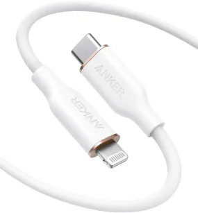 Anker 641 PowerLine lll Flow 1.8m USB-C with Lightning Connector Cable - A8663