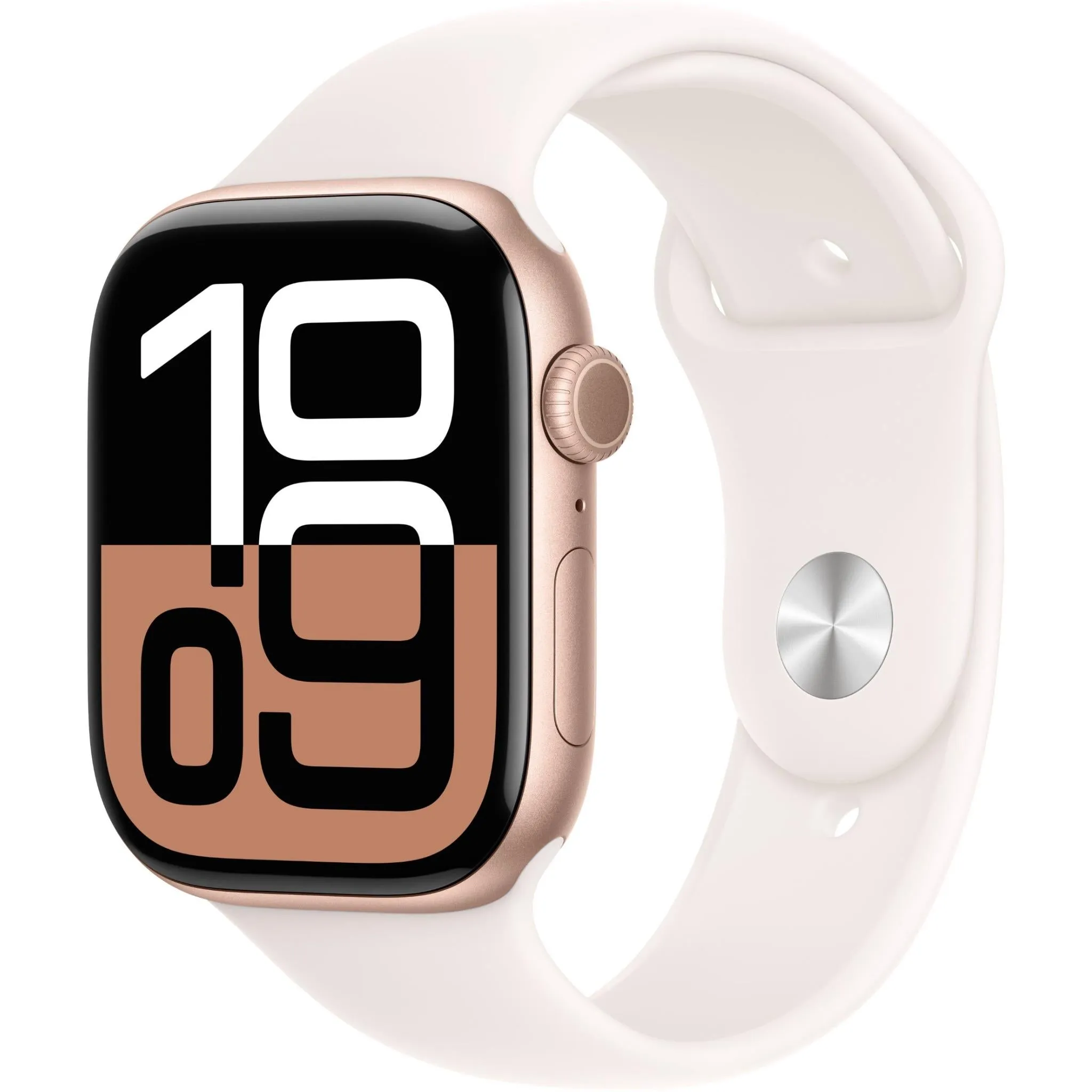 Apple Watch Series 10 46mm Rose Gold Aluminium Case GPS   Cellular Sport Band (S/M)[Light Blush]