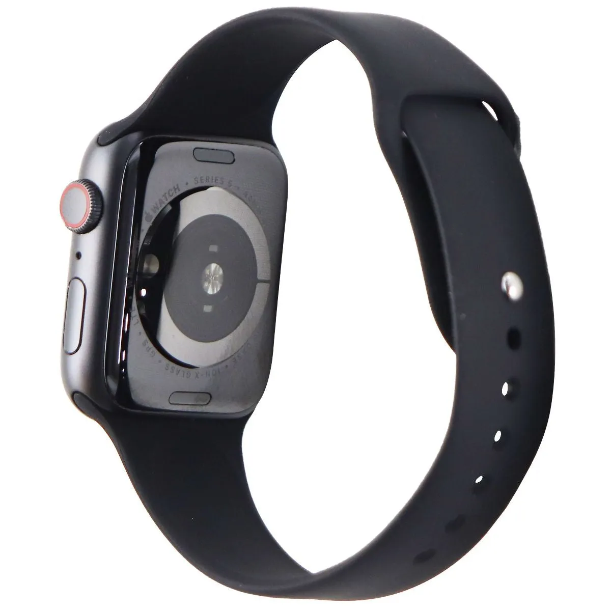 Apple Watch Series 5 (44mm) A2095 (GPS   LTE) - Space Gray/Black Sport