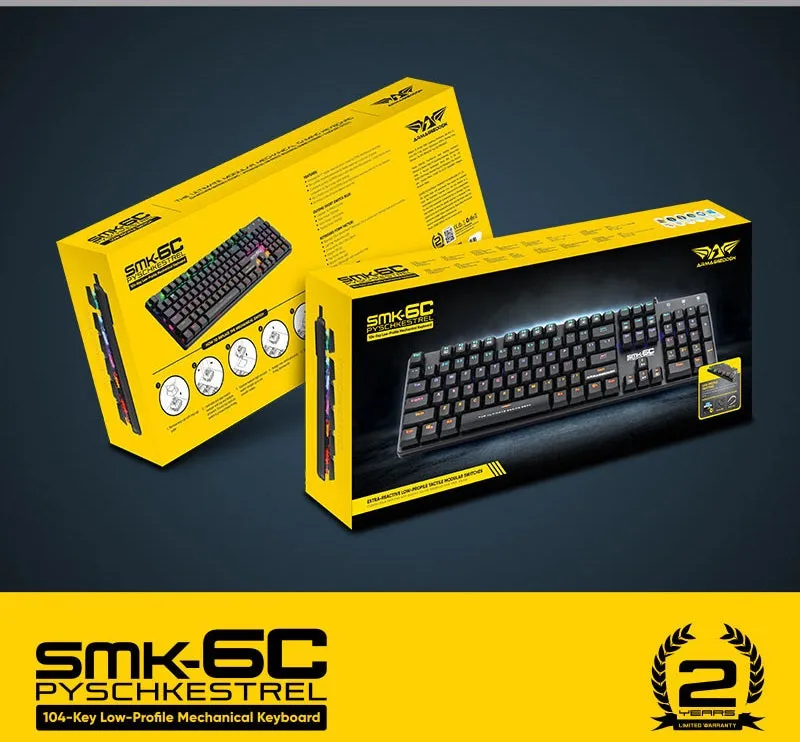 Armaggeddon Mechanical Wired Gaming Keyboard SMK-6C PSYCHKESTREL