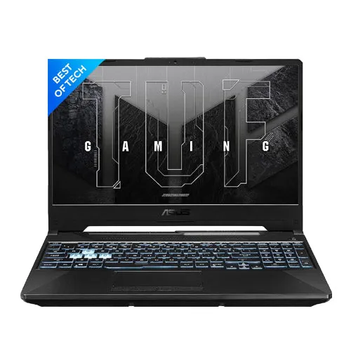 ASUS TUF Gaming F15, 15.6"(39.62 cms) FHD 144Hz, Intel Core i5-11400H 11th Gen, RTX 3050 4GB Graphics, Gaming Laptop (8GB/512GB SSD/90WHrs Battery/Windows 11/Office 2021/Black/2.3 kg) FX506HC-HN089WS