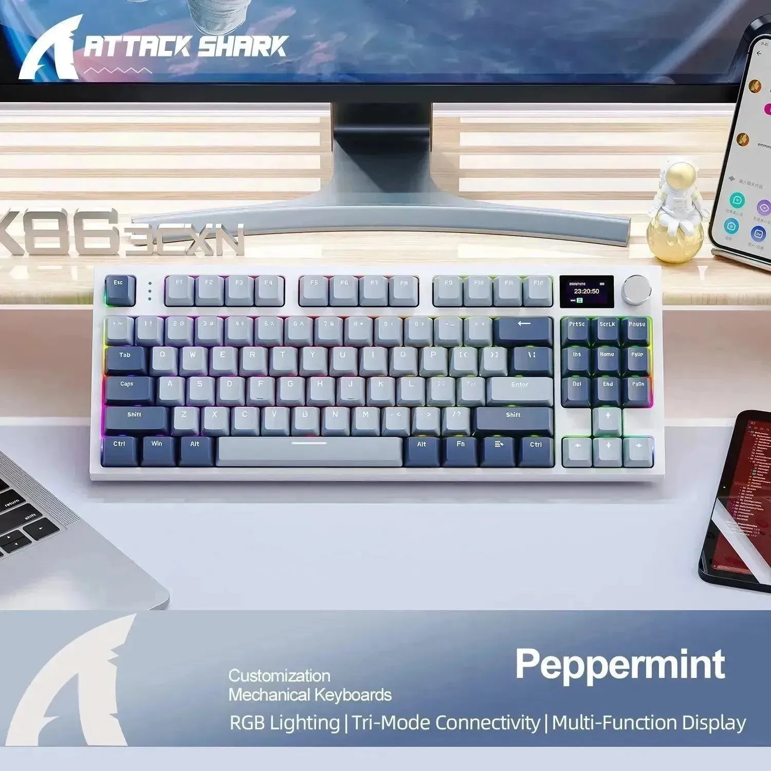 Attack Shark K86 Wireless Mechanical Keyboard