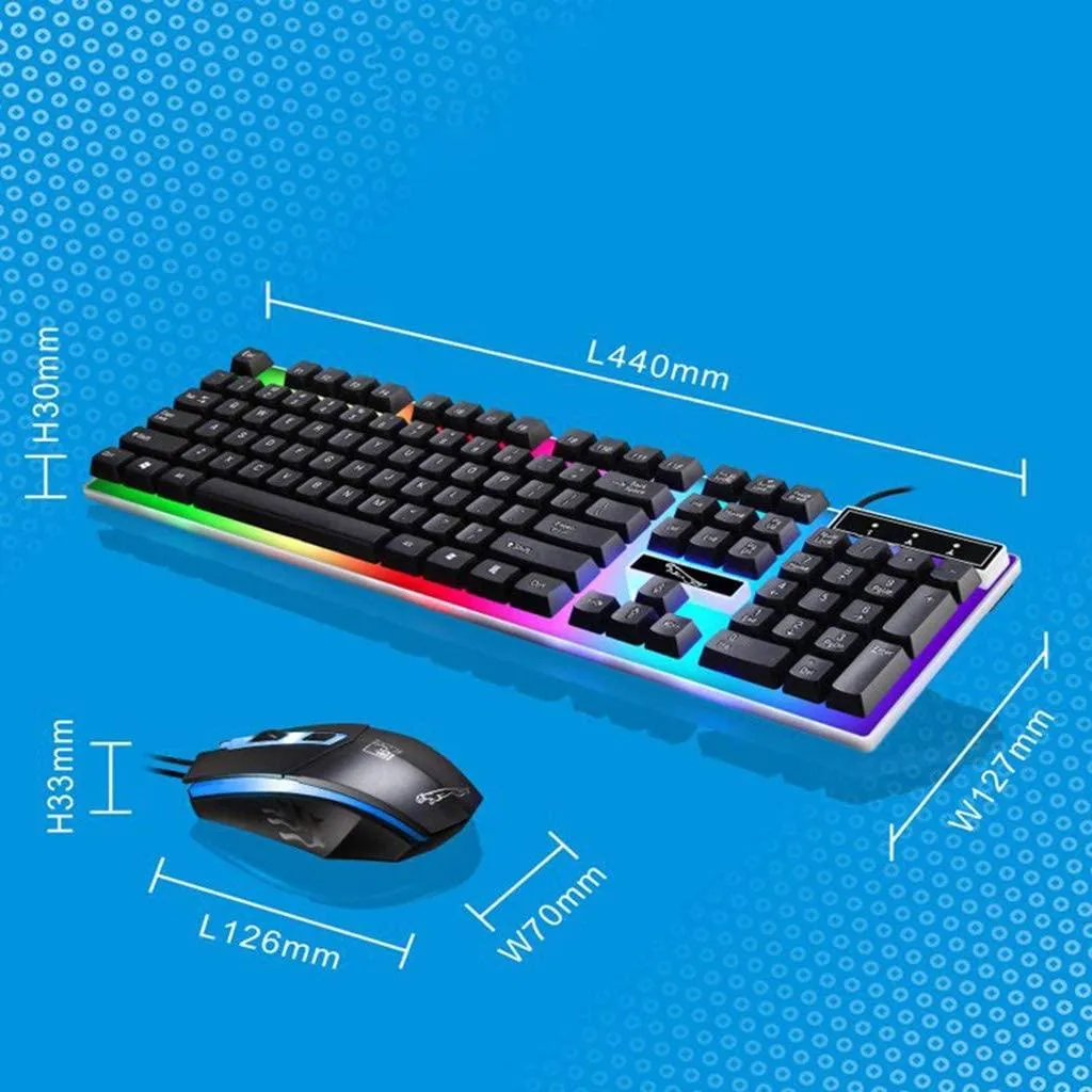 Backlight Gaming Keyboard And Mouse-Q803