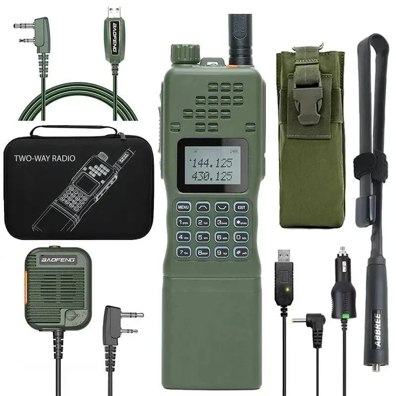 Baofeng AR-152 15W Walkie Talkie Powerful CB Two way Radio 12000mAh Battery Tactial Long Range AN PRC-152 Dual Band Transceiver