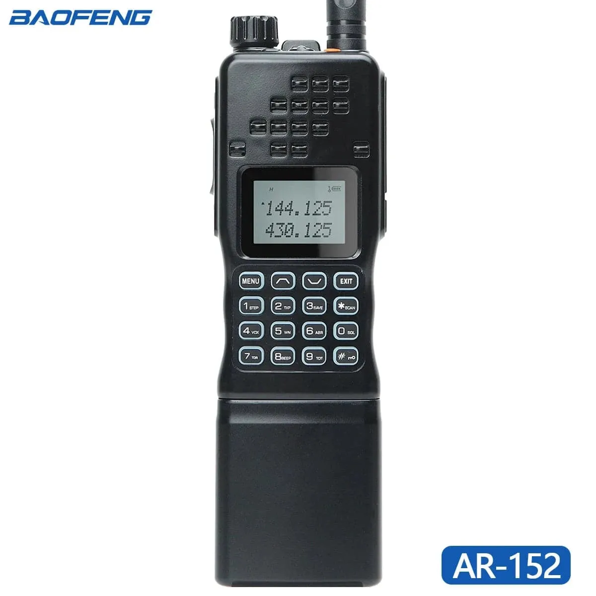 Baofeng AR-152 15W Walkie Talkie Powerful CB Two way Radio 12000mAh Battery Tactial Long Range AN PRC-152 Dual Band Transceiver