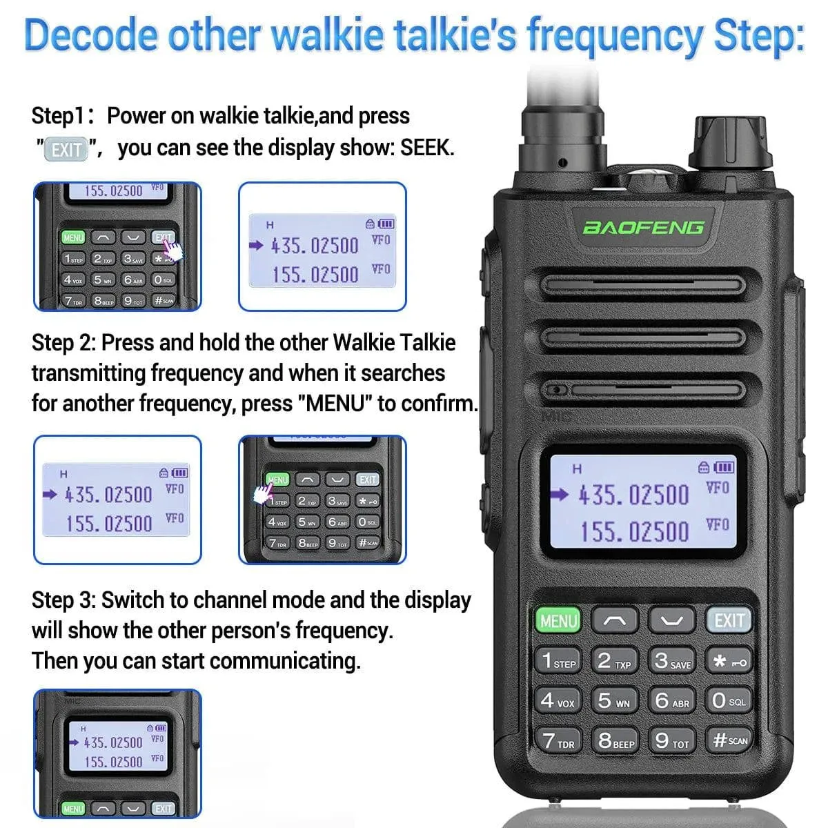 BaoFeng M-13 Pro Air Band Walkie Talkie 10w Wireless Copy Frequency 999CH Type-C Long Range UV 5R 13 Pro K5 Ham Two Way Radio